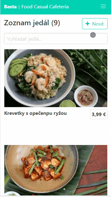 Nastavenie exportu a web